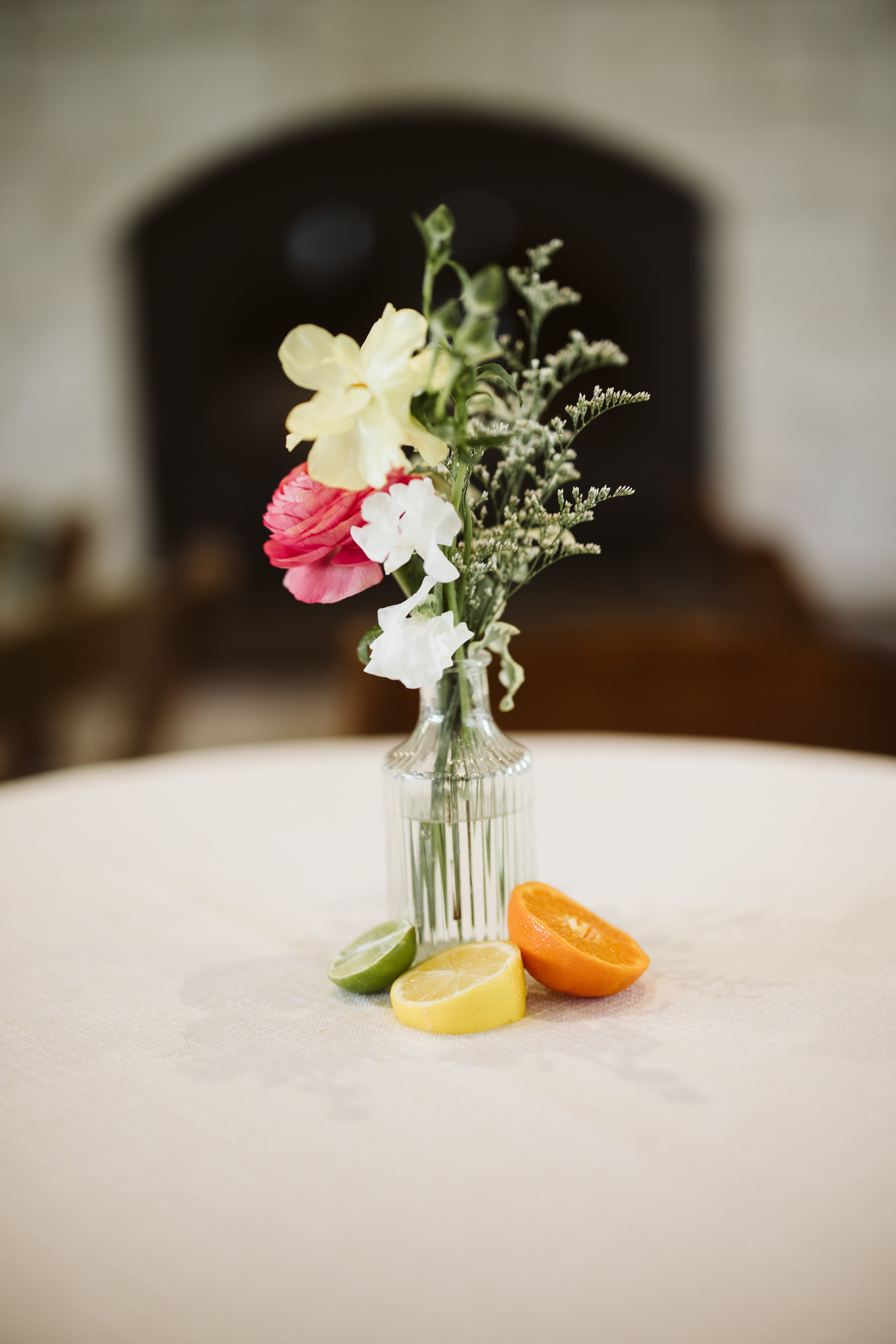 Floral detail at Mila's Garden event