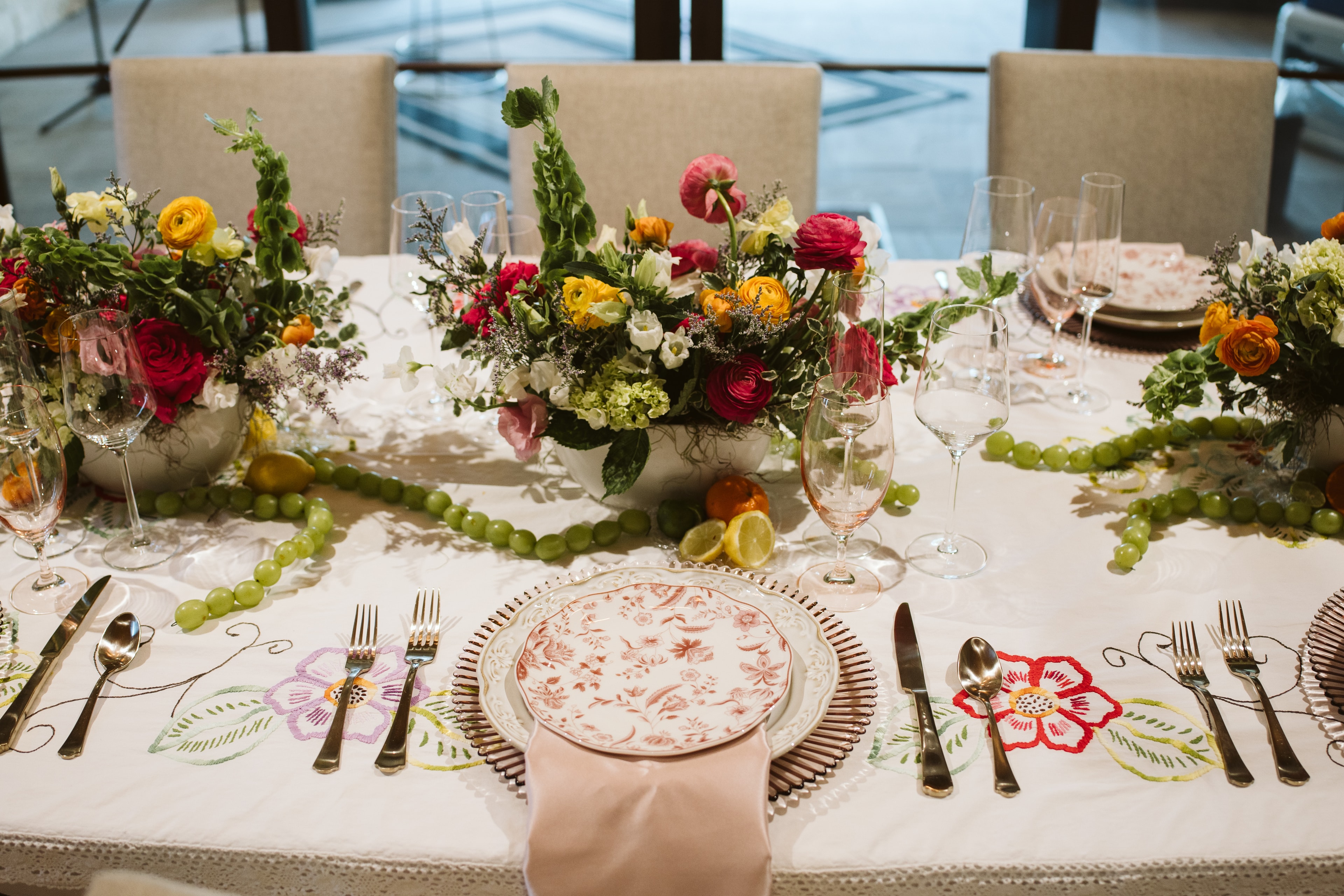 Wedding ceremony at Mila's Garden